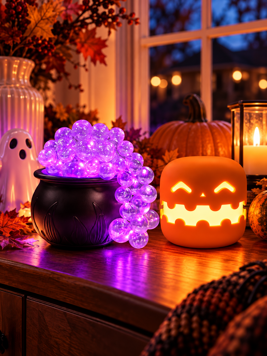 Witch’s Brew™ Halloween Bubbling Cauldron Lamp